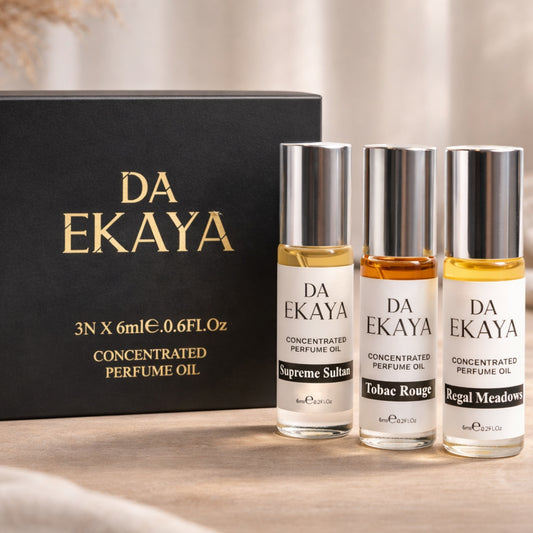 Men’s Attar Gift Set – 3 x 6ML (Supreme Sultan • Regal Meadows • Tobac Rouge)