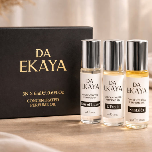Women’s Attar Gift Set – 3 x 6ML (Rosé of Luxor • L’Etoile • Santaléa)
