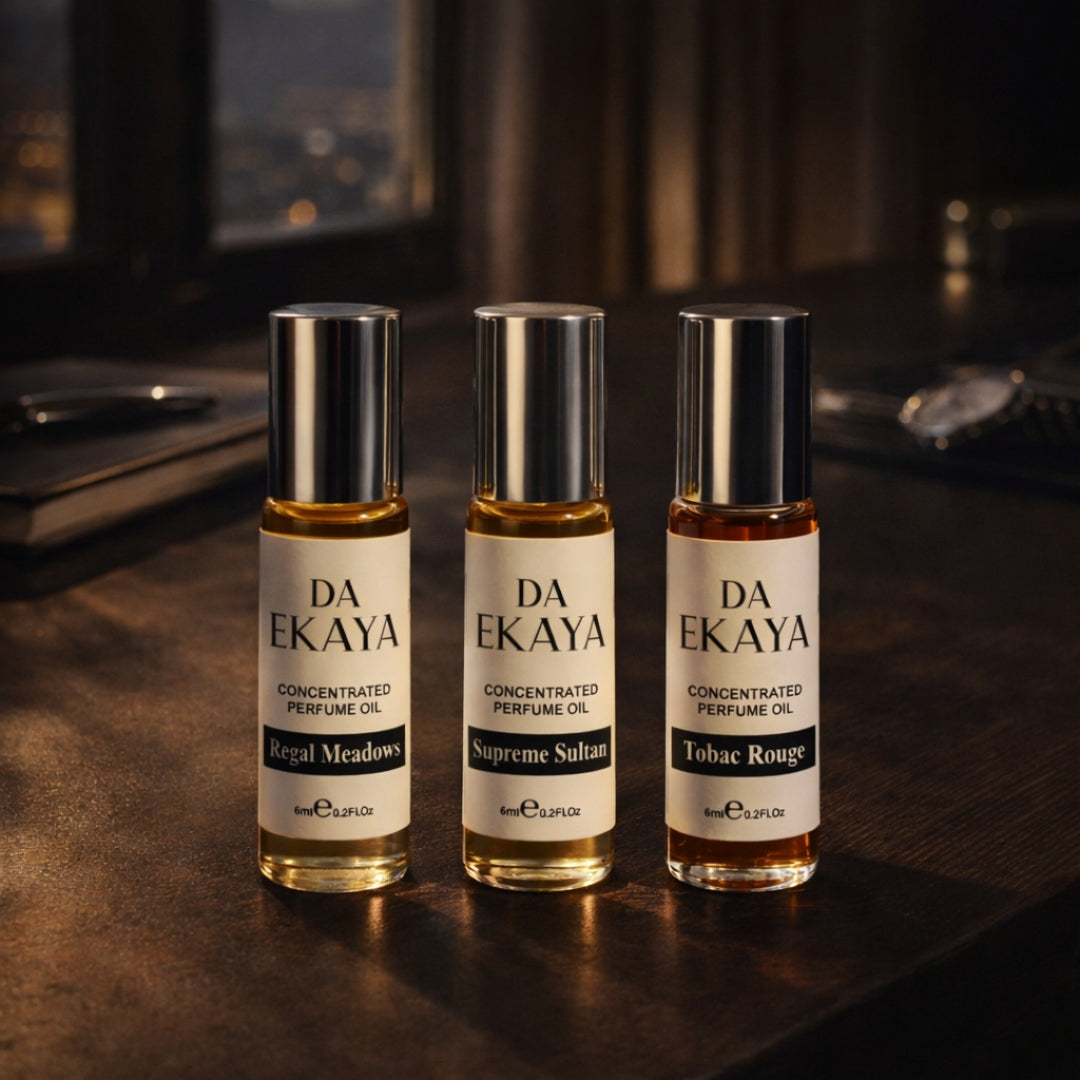Men’s Attar Gift Set – 3 x 6ML (Supreme Sultan • Regal Meadows • Tobac Rouge)