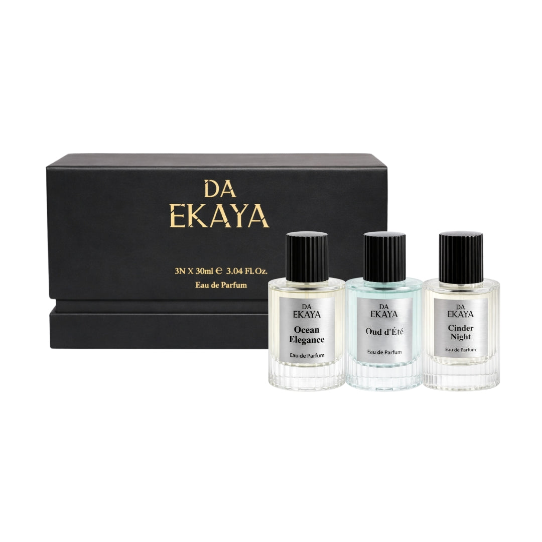 Men’s Perfume Gift Set – Ocean Elegance · Cinder Night · Oud d’Été (3 x 30ML)