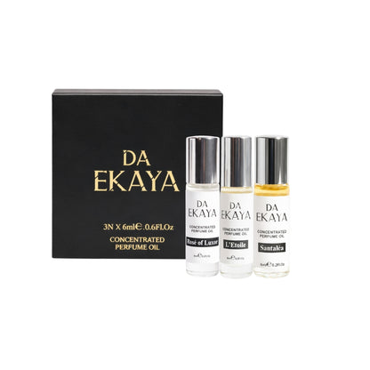 Women’s Attar Gift Set – 3 x 6ML (Rosé of Luxor • L’Etoile • Santaléa)