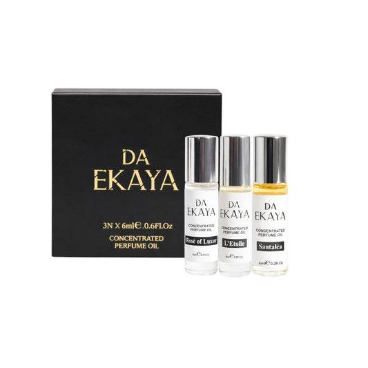 Women’s Attar Gift Set – 3 x 6ML (Rosé of Luxor • L’Etoile • Santaléa)