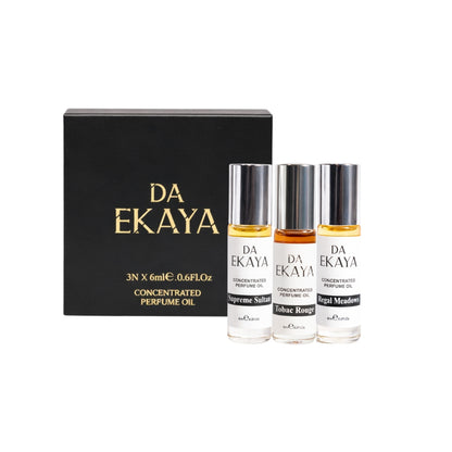 Men’s Attar Gift Set – 3 x 6ML (Supreme Sultan • Regal Meadows • Tobac Rouge)