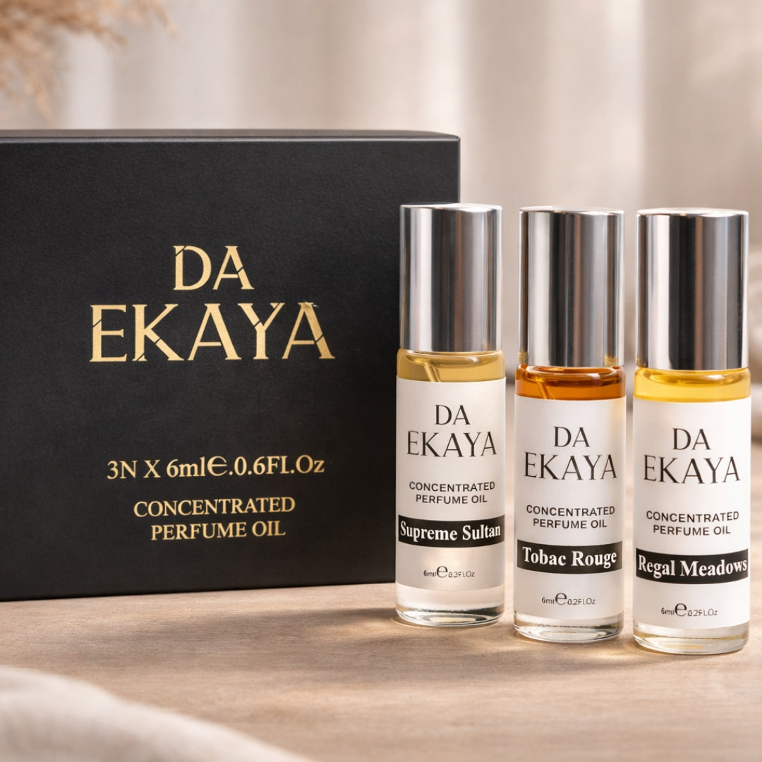 Men’s Attar Gift Set – 3 x 6ML (Supreme Sultan • Regal Meadows • Tobac Rouge)
