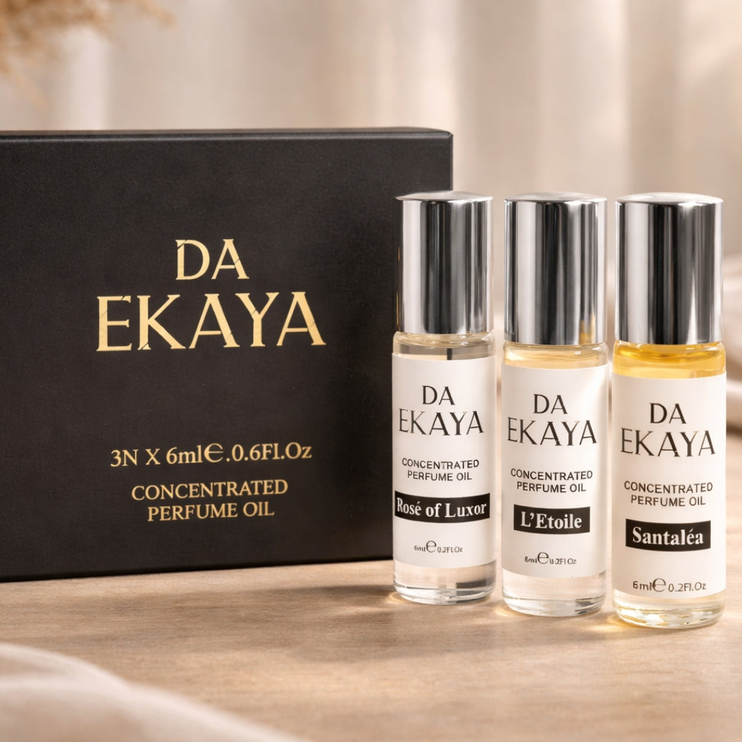 Women’s Attar Gift Set – 3 x 6ML (Rosé of Luxor • L’Etoile • Santaléa)