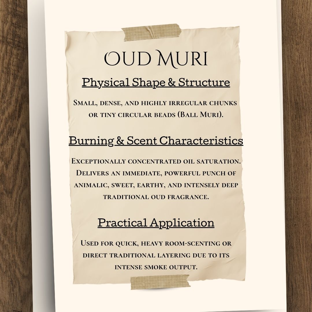 Oud Muri | Indian Oud Wood Chips