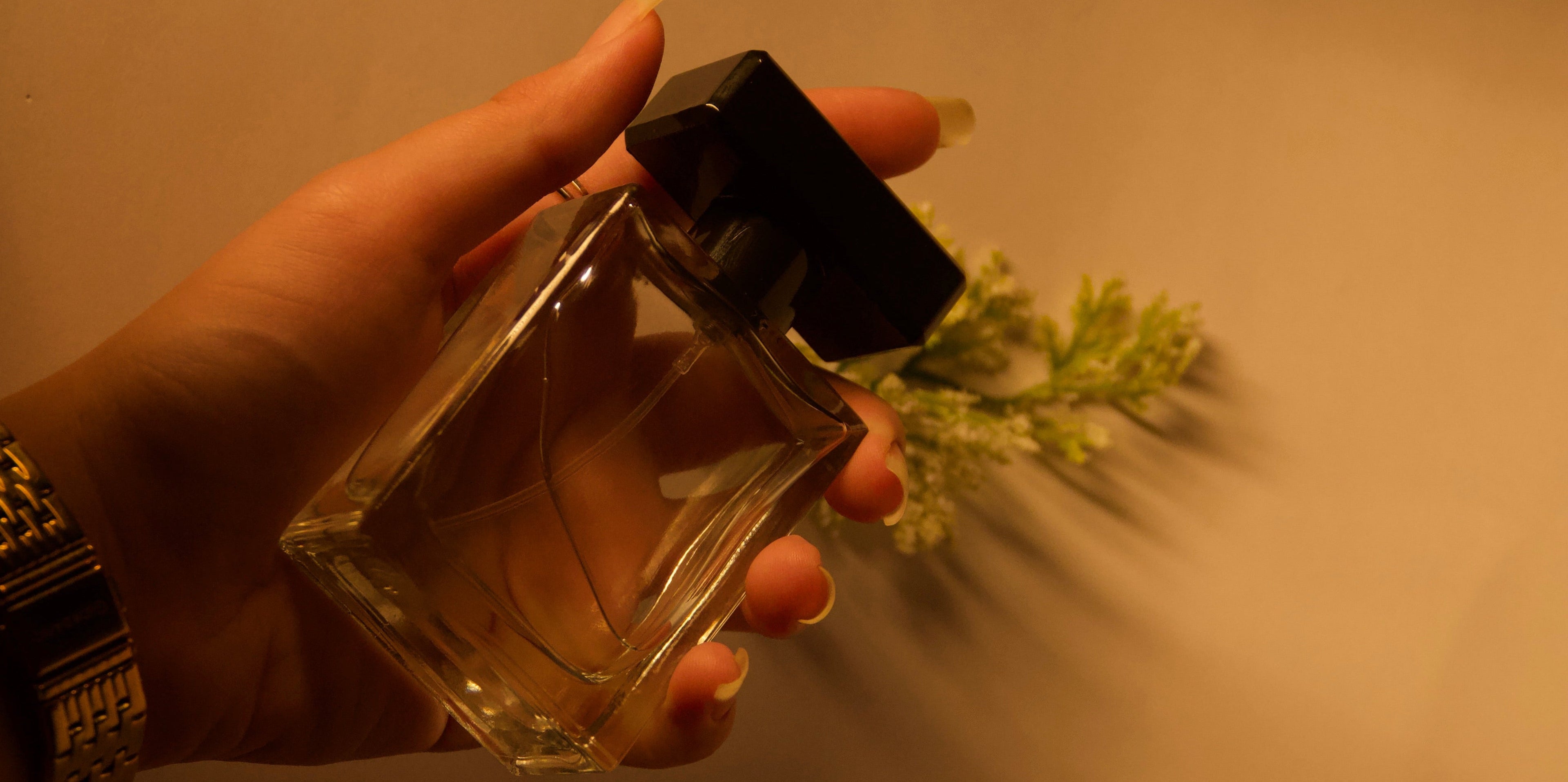 Da Ekaya Perfume Bottle on Contact Us page