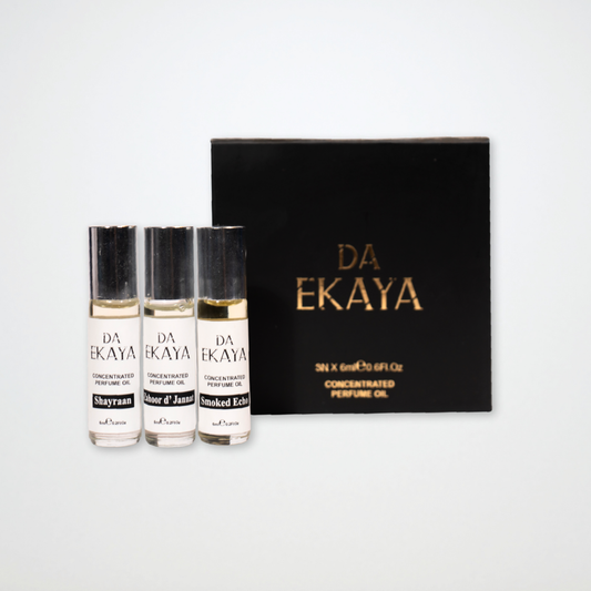 Unisex Attar Gift Set – 3 x 6ML (Zahoor d’ Jannat • Shayraan • Smoked Echo)