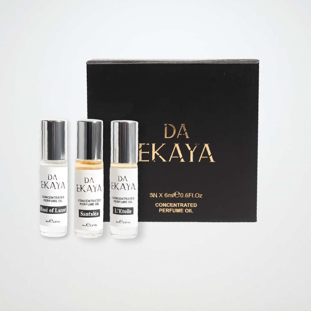 Women’s Attar Gift Set – 3 x 6ML (Rosé of Luxor • L’Etoile • Santaléa)